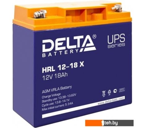 - Аккумуляторы для ИБП Delta HRL 12-18 X (12В/18 А·ч) - HRL 12-18 X (12В/18 А·ч)