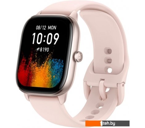 - Умные часы и браслеты Amazfit GTS 4 Mini (фламинго розовый) - GTS 4 Mini (фламинго розовый)