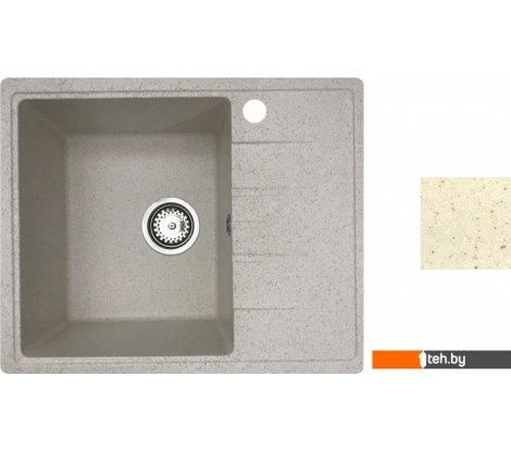 - Кухонные мойки БелЭворс Mila L (бежевый, без сифона) - Mila L (бежевый, без сифона)