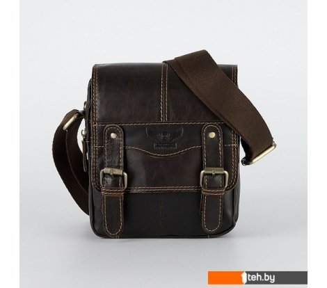  - Женские и мужские сумки Poshete 196-3490-DBW (коричневый) - 196-3490-DBW (коричневый)