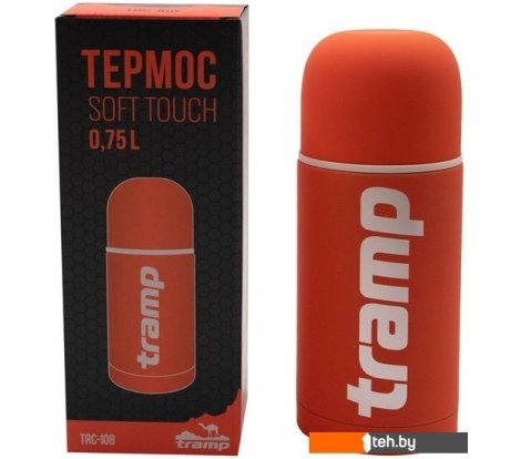  - Термосы, термокружки и многоразовые стаканы TRAMP TRC-108ор 750 мл (оранжевый) - TRC-108ор 750 мл (оранжевый)