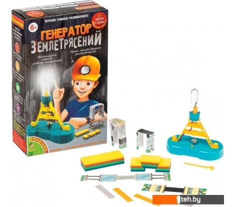  - Игры-опыты, эксперименты Bondibon Японские опыты. Генератор землетрясений ВВ4729 - Японские опыты. Генератор землетрясений ВВ4729