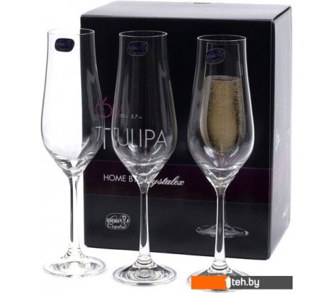- Стаканы, бокалы, рюмки Bohemia Crystal Tulipa 40894/170 - Tulipa 40894/170