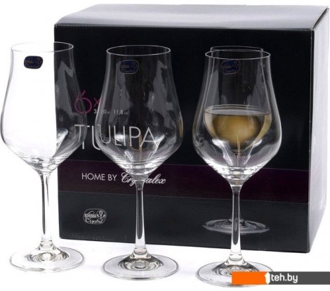 - Стаканы, бокалы, рюмки Bohemia Crystal Tulipa 40894/350 - Tulipa 40894/350