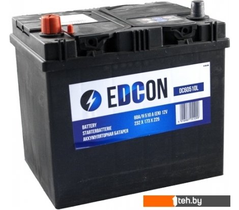  - Автомобильные аккумуляторы EDCON DC60510L (60 А·ч) - DC60510L (60 А·ч)