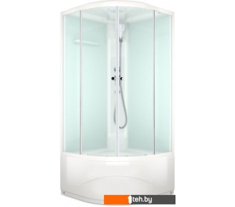  - Душевые кабины Domani-Spa Delight 110 High 100x100 (матовое стекло/белый) - Delight 110 High 100x100 (матовое стекло/белый)