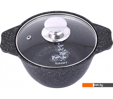  - Кастрюли Kukmara кмт12а (темный мрамор) - кмт12а (темный мрамор)