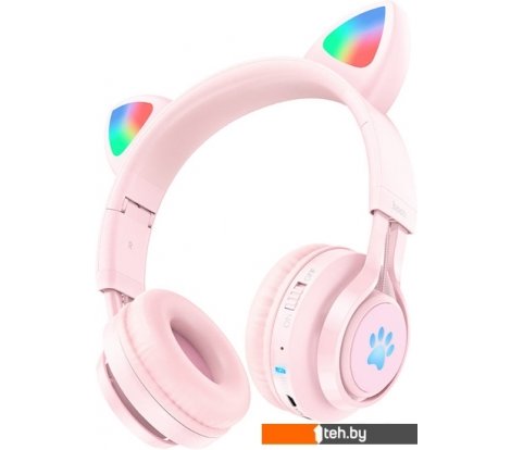  - Наушники и гарнитуры Hoco W39 (розовый) - W39 (розовый)