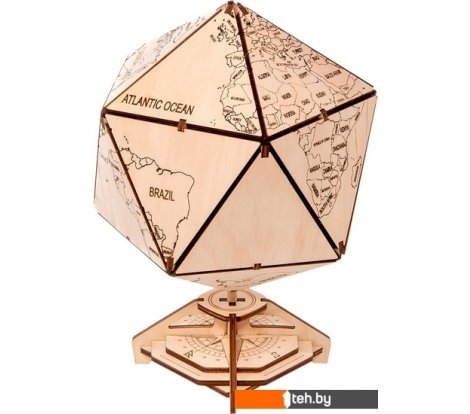  - Сборные модели Eco-Wood-Art Глобус-икосаэдр - Глобус-икосаэдр