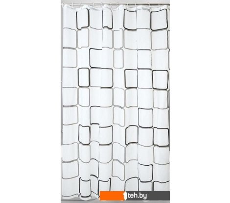  - Шторки и карнизы для ванн и поддонов monAmi BM05-180x200 - BM05-180x200