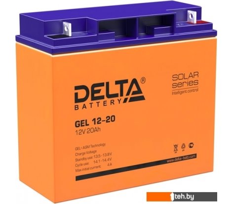 - Аккумуляторы для ИБП Delta GEL 12-20 (12В/20 А·ч) - GEL 12-20 (12В/20 А·ч)