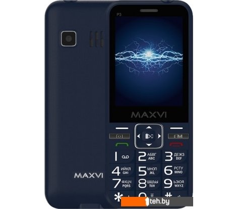 - Мобильные телефоны Maxvi P3 (синий) - P3 (синий)