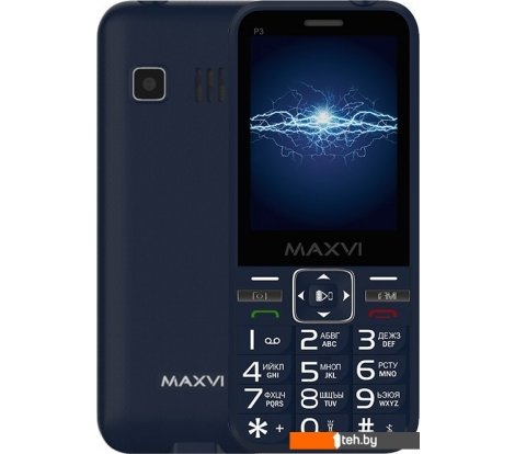  - Мобильные телефоны Maxvi P3 (синий) - P3 (синий)