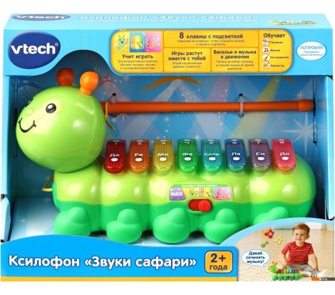  - Развивающие игрушки VTech Ксилофон Гусеница 80-174926 - Ксилофон Гусеница 80-174926
