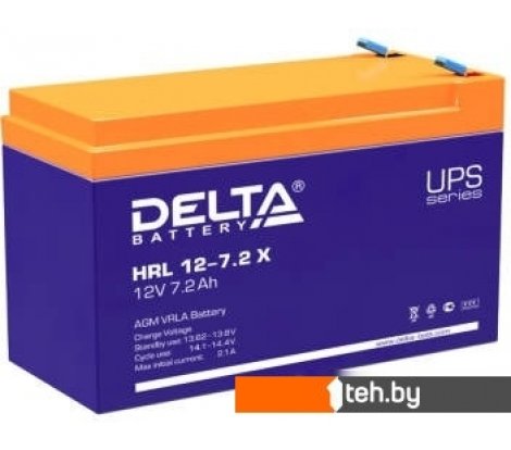  - Аккумуляторы для ИБП Delta HRL 12-7.2 X (12В/7.2 А·ч) - HRL 12-7.2 X (12В/7.2 А·ч)