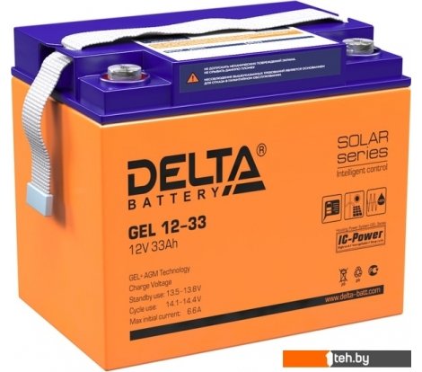 - Аккумуляторы для ИБП Delta GEL 12-33 (12В/33 А·ч) - GEL 12-33 (12В/33 А·ч)