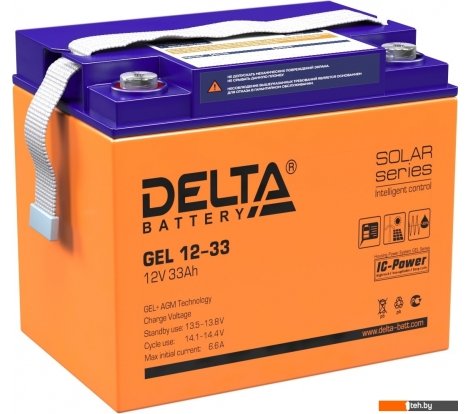  - Аккумуляторы для ИБП Delta GEL 12-33 (12В/33 А·ч) - GEL 12-33 (12В/33 А·ч)