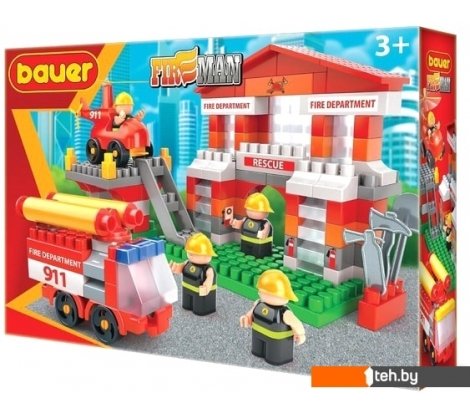  - Конструкторы Bauer Fireman 742 Набор Пожарная часть - Fireman 742 Набор Пожарная часть