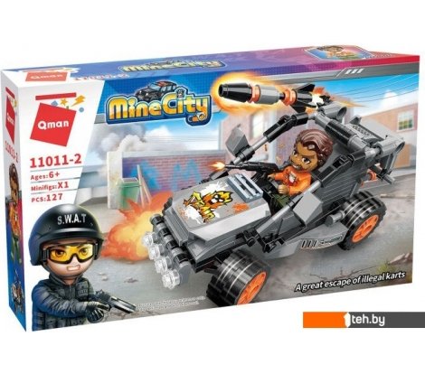  - Конструкторы Qman Mine City 11011-2 Побег на бандитском карте - Mine City 11011-2 Побег на бандитском карте