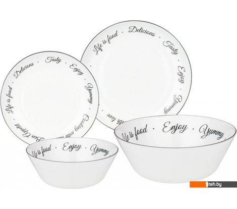  - Тарелки, салатники, блюда и наборы Agness Bon appetit 598-071 (19 пр) - Bon appetit 598-071 (19 пр)