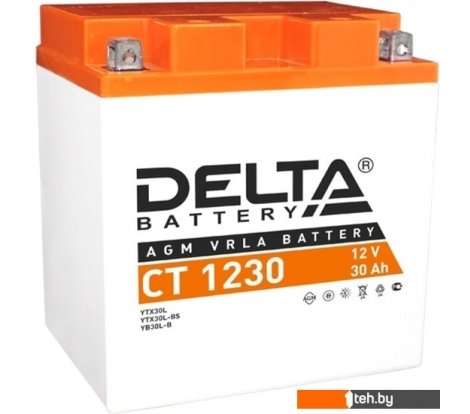 - Мотоциклетные аккумуляторы Delta CT 1230 (30 А·ч) - CT 1230 (30 А·ч)