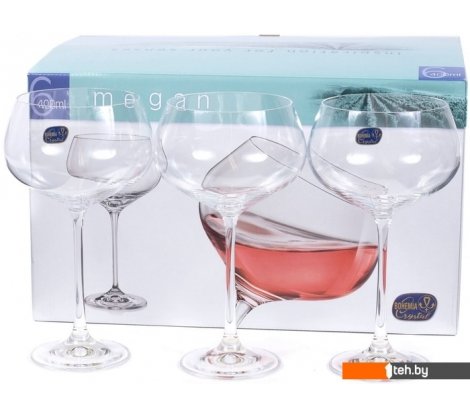 - Стаканы, бокалы, рюмки Bohemia Crystal Megan 40856/400 - Megan 40856/400