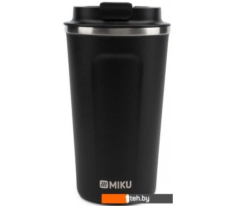  - Термосы, термокружки и многоразовые стаканы Miku 510мл (черный) - 510мл (черный)