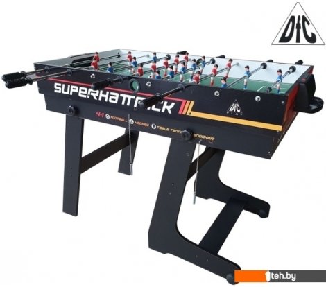  - Аэрохоккей, настольный футбол, мини-бильярд DFC Superhattrick 4 в 1 - Superhattrick 4 в 1
