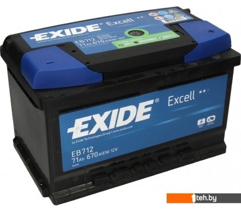  - Автомобильные аккумуляторы Exide Excell EB712 (71 А/ч) - Excell EB712 (71 А/ч)