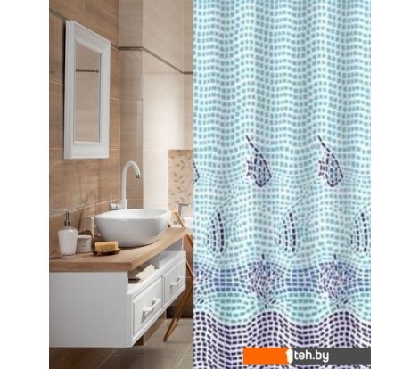  - Шторки и карнизы для ванн и поддонов Primanova Aqua DR-60046 - Aqua DR-60046