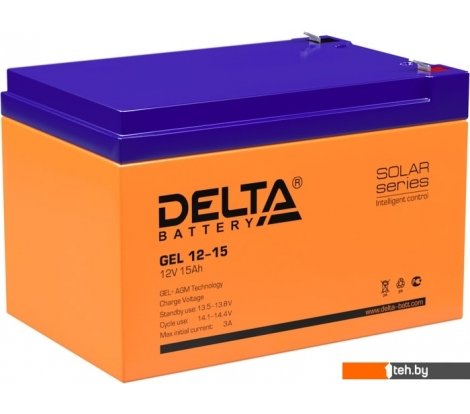 - Аккумуляторы для ИБП Delta GEL 12-15 (12В/15 А·ч) - GEL 12-15 (12В/15 А·ч)