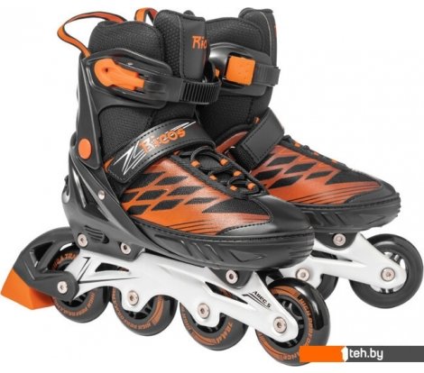  - Роликовые коньки Ricos Stream PW-153B S (р. 33-36, черный/оранжевый) - Stream PW-153B S (р. 33-36, черный/оранжевый)