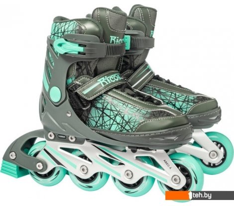  - Роликовые коньки Ricos Anomaly PW-132B M (р. 35-38, салатовый/зеленый) - Anomaly PW-132B M (р. 35-38, салатовый/зеленый)