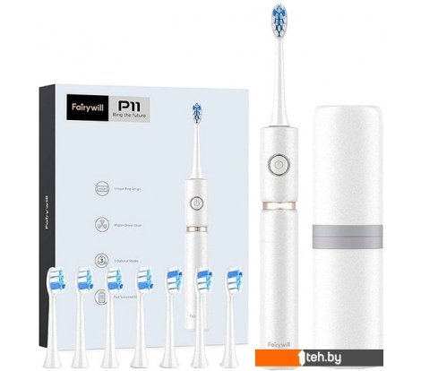  - Электрические зубные щетки и ирригаторы Fairywill P11 (белый, 8 насадок) - P11 (белый, 8 насадок)