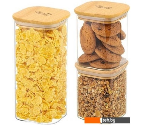  - Посуда для хранения продуктов Elan Gallery Crystal glass 360073 - Crystal glass 360073