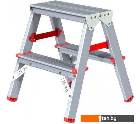  - Лестницы и стремянки Новая высота NV 312 двухсторонняя профессиональная 2x2 ступени - NV 312 двухсторонняя профессиональная 2x2 ступени