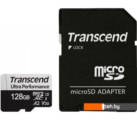  - Карты памяти Transcend microSDXC 340S 128GB (с адаптером) - microSDXC 340S 128GB (с адаптером)