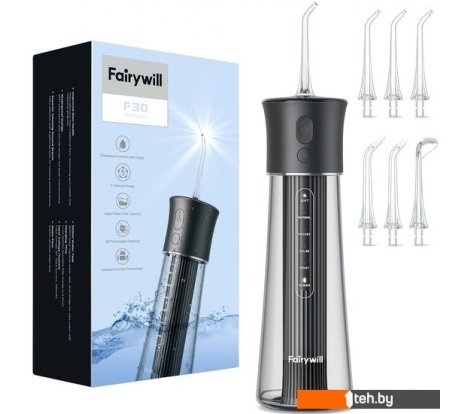 - Электрические зубные щетки и ирригаторы Fairywill F30 (черный) - F30 (черный)