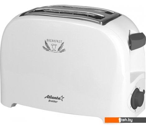  - Тостеры Atlanta ATH-233 (белый/серый) - ATH-233 (белый/серый)