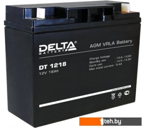 - Аккумуляторы для ИБП Delta DT 1218 (12В/18 А·ч) - DT 1218 (12В/18 А·ч)