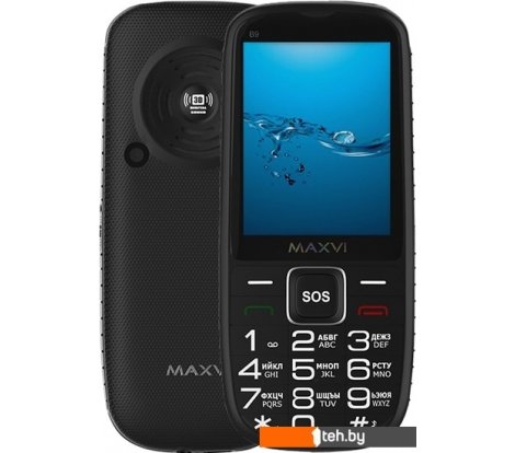  - Мобильные телефоны Maxvi B9 (черный) - B9 (черный)