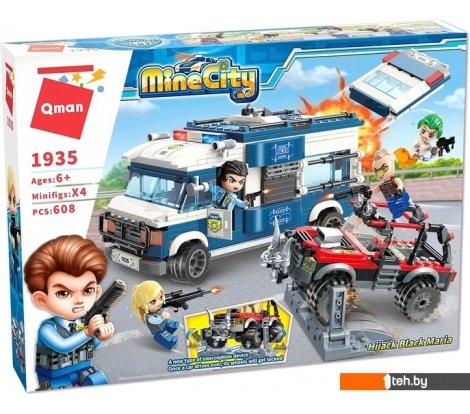  - Конструкторы Qman Mine City 1935 Угон Черной Марии - Mine City 1935 Угон Черной Марии