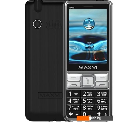  - Мобильные телефоны Maxvi X900i (черный) - X900i (черный)