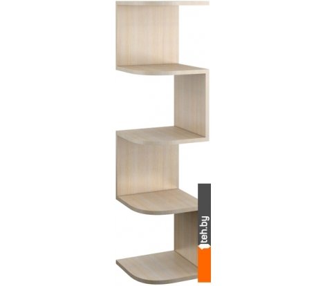 - Полки, стеллажи, системы хранения Bon Mebel Снейк 1 (дуб молочный) - Снейк 1 (дуб молочный)
