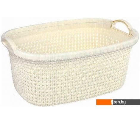  - Ящики, корзины, органайзеры Эльфпласт Paola 30 л (слоновая кость) - Paola 30 л (слоновая кость)