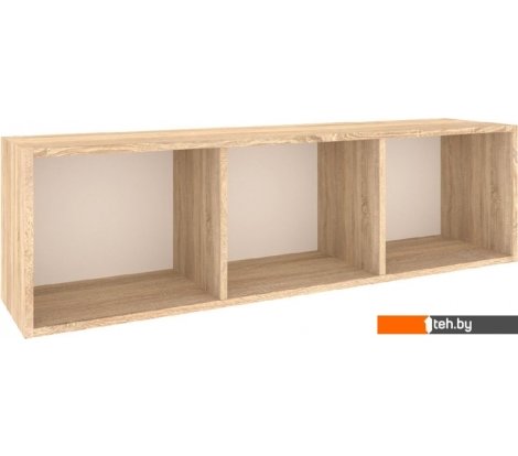  - Полки, стеллажи, системы хранения Кортекс-мебель Бинго 120x35 (дуб сонома) - Бинго 120x35 (дуб сонома)