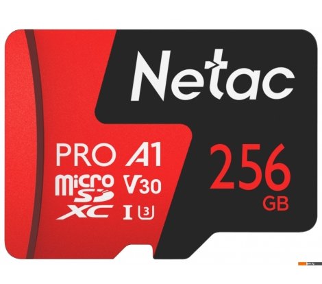  - Карты памяти Netac 256GB 500 Extreme Pro NT02P500PRO-256G-R (с адаптером) - 256GB 500 Extreme Pro NT02P500PRO-256G-R (с адаптером)