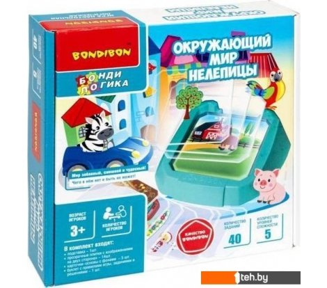  - Развивающие игрушки Bondibon Окружающий мир Нелепицы ВВ5085 - Окружающий мир Нелепицы ВВ5085