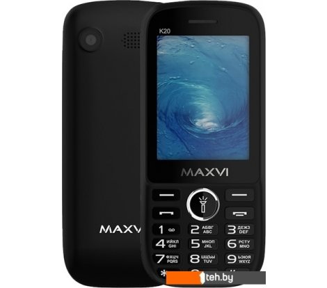  - Мобильные телефоны Maxvi K20 (черный) - K20 (черный)