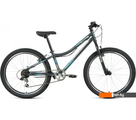  - Велосипеды Forward Titan 24 1.0 2022 (темно-серый/бирюзовый) - Titan 24 1.0 2022 (темно-серый/бирюзовый)